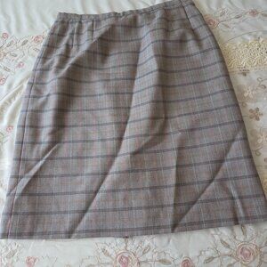 Vintage Harve Bernard Plaid Skirt